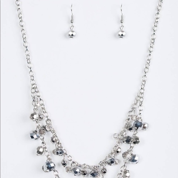 paparazzi Jewelry 5 For 25 Paparazzi Silver Necklace Set Poshmark